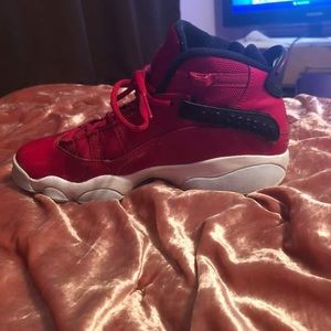 Red Jordan 6 rings women’s